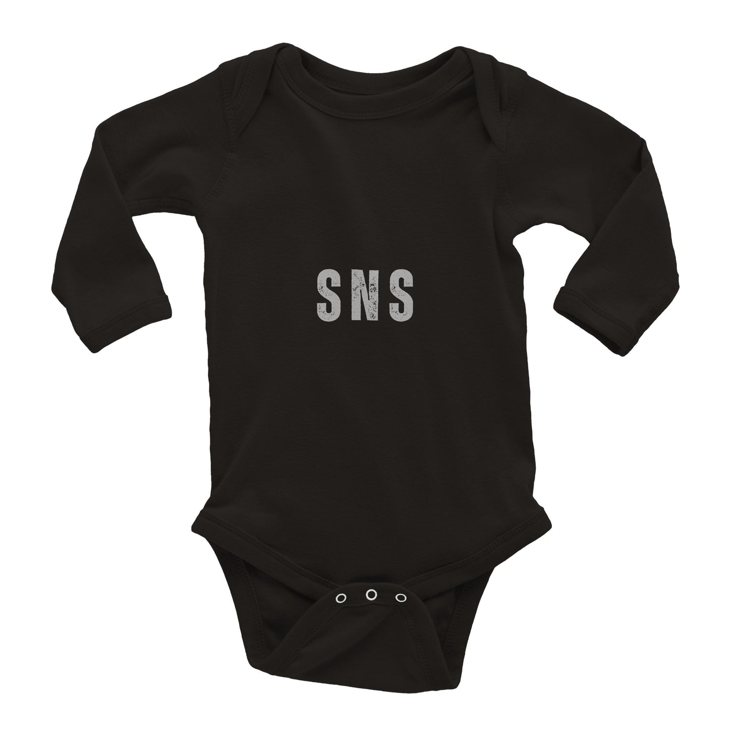 sorry not sorry long sleeve bodysuit for babies